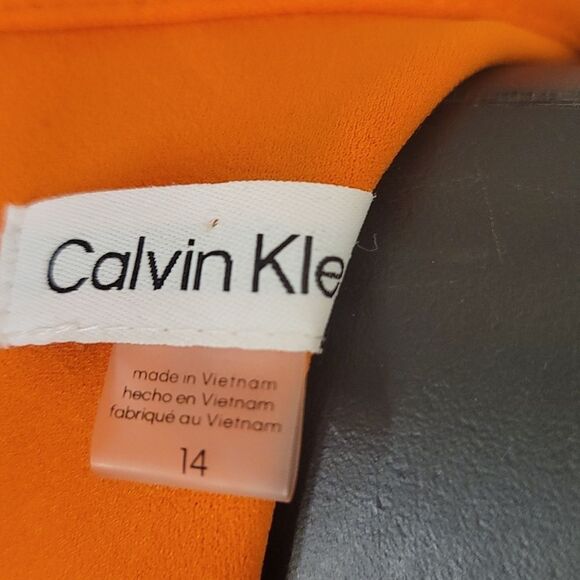 BRAND NEW CALVIN KLEIN PETITE SCUBA CREPE TIE-NECK SLEEVELESS WOMEN'S DRESS - Picture 9 of 14